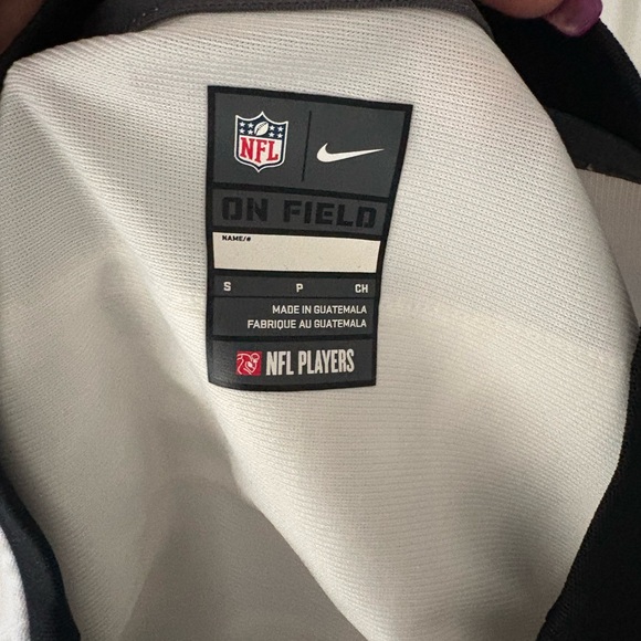 NFL Kids' White and Black New Orleans Saints Jersey - Picture 3 of 3